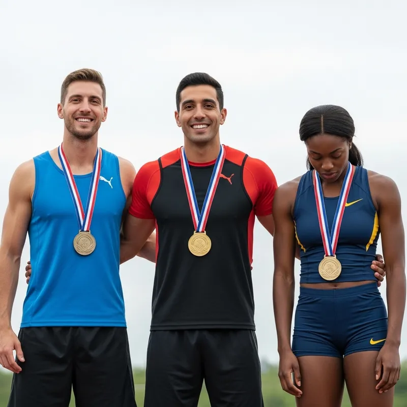 Winning and Losing: Athletes Celebrating and Regretting