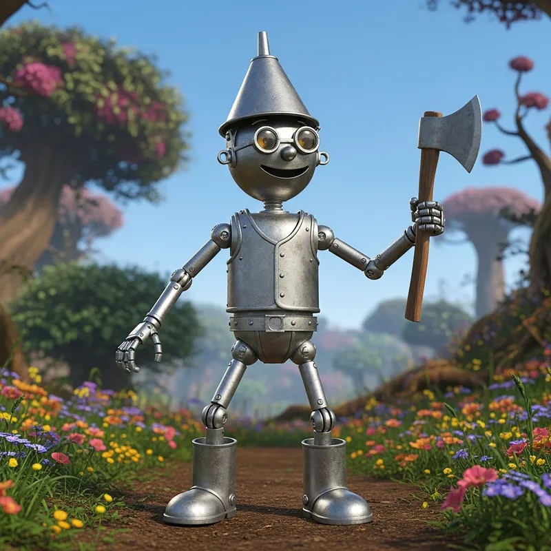 Tin Woodman Wizard of Oz Art