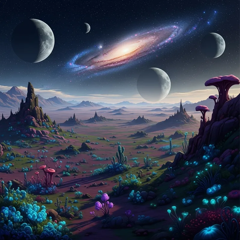 Captivating Alien Landscape Art and Imagery