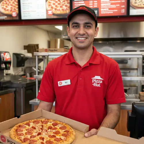 Transform into a Pizza Hut Worker