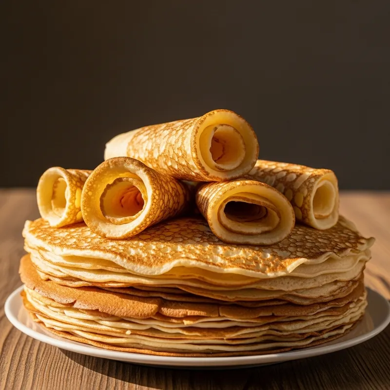Delicious Russian Pancakes Stack | Fluffy & Golden-Brown