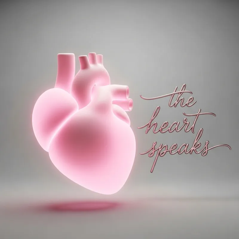 Lovely 3D Heart 'The Heart Speaks'