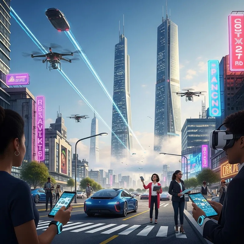 Futuristic Glimpse of 2050: Self-Driving Cars & VR Innovations