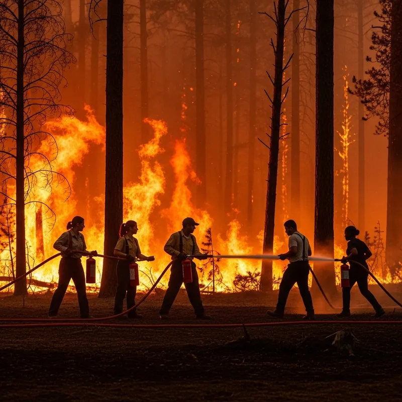 Free Fire: Heroes Battling Forest Inferno