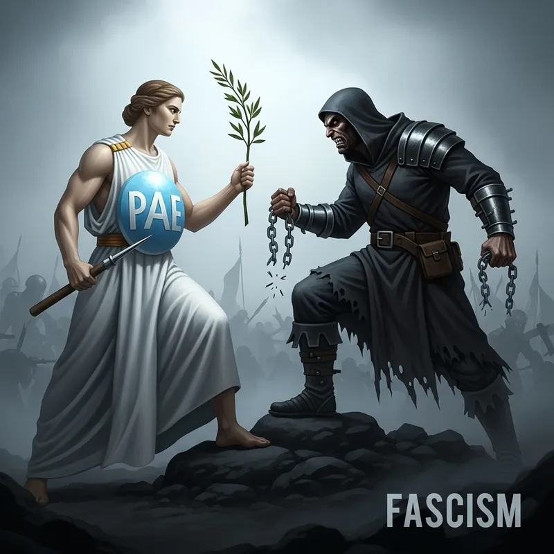 Pero vs Fascistas: Symbolic Struggle for Peace | Intense Face-off Pero vs Fascistas: Symbolic Struggle for Peace | Intense Face-off