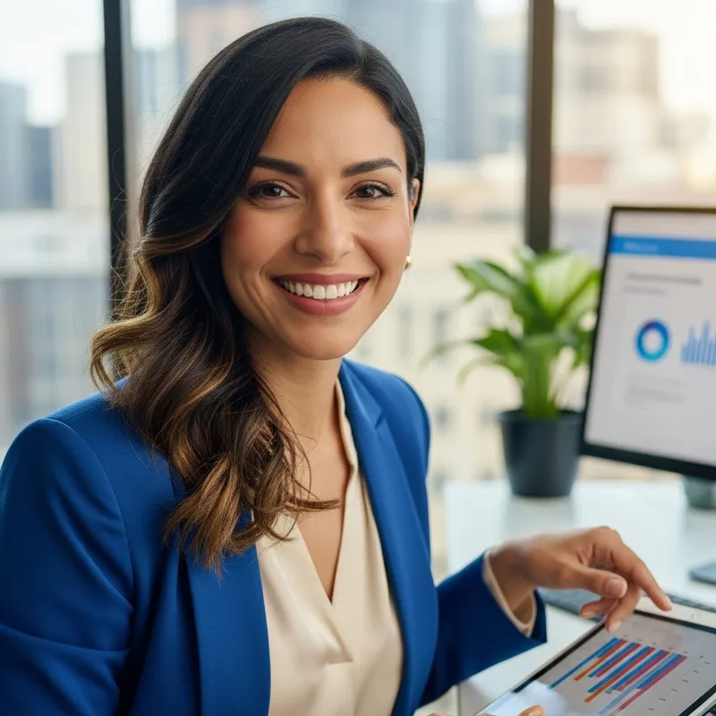 Vibrant Marketing Manager | Energy & Confidence in the Office