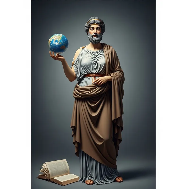 Greek Female Philosopher: A Portrait of Wisdom