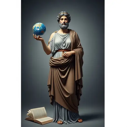 Greek Female Philosopher: A Portrait of Wisdom