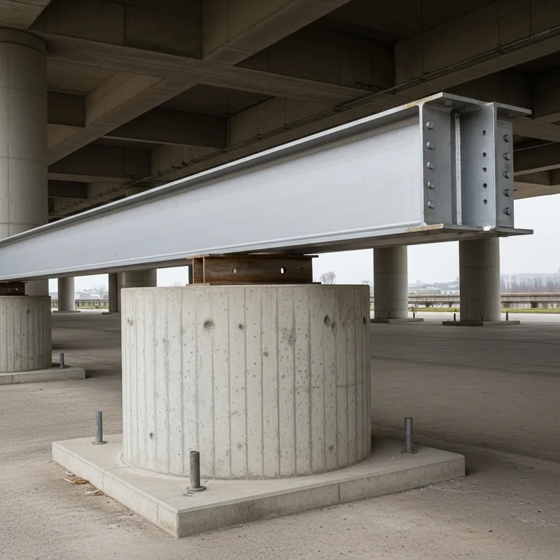 Robust Steel Girder atop Column: Architectural Marvel