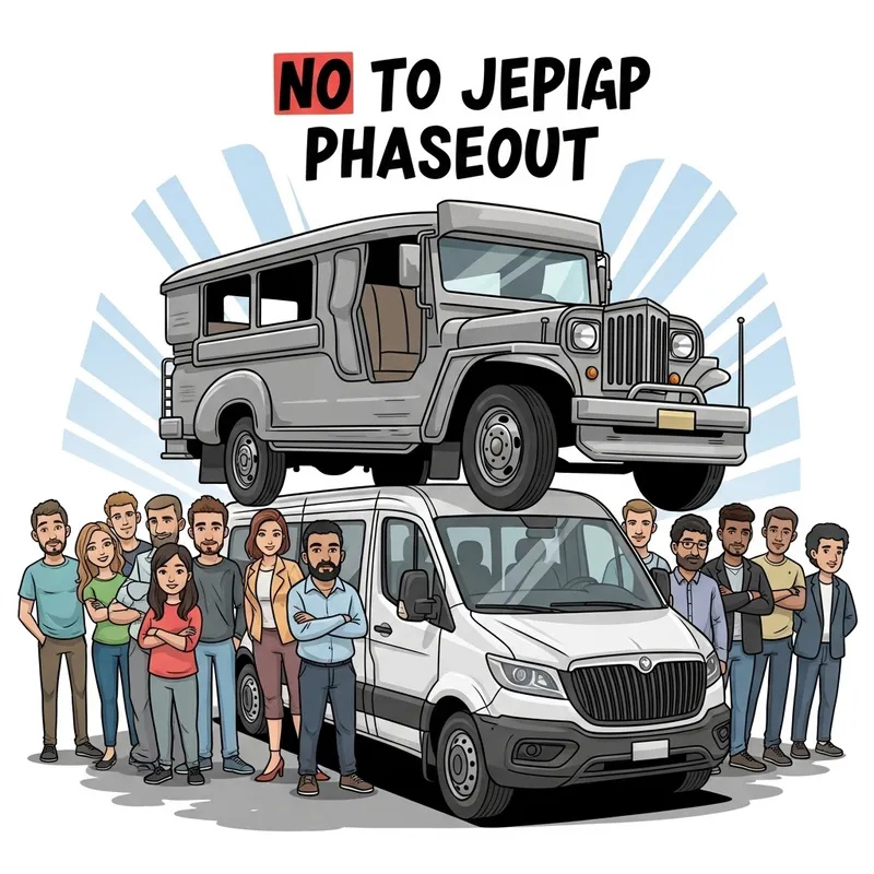 Philippine Jeepney Comparison: Old vs New, Diverse Crowd Reaction