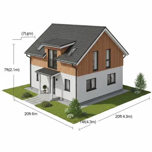 3D House Rendering for Suburban Dwelling | Architecture Design
