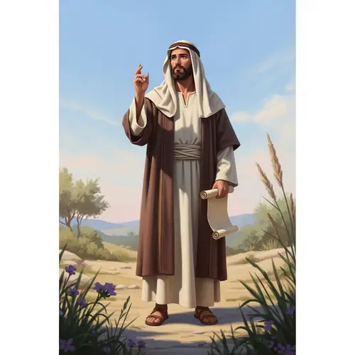 Saint Thomas Apostle: Contemplative Middle-Eastern Figure