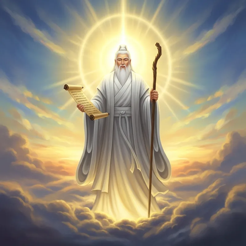 God: An Ethereal Symbol of Wisdom and Peace God: An Ethereal Symbol of Wisdom and Peace