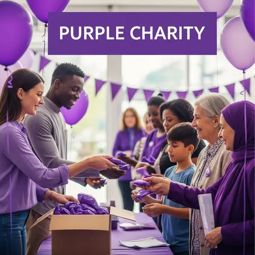 Purple Charity: A Celebration of Giving and Diversity