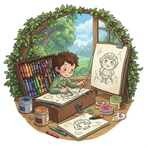 Leo's Ambitious Artistry: The Magic Pencil