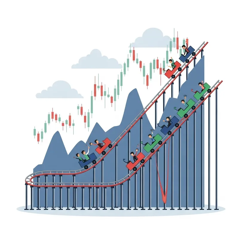 Visualizing Stock Market Volatility with Roller Coaster Metaphor