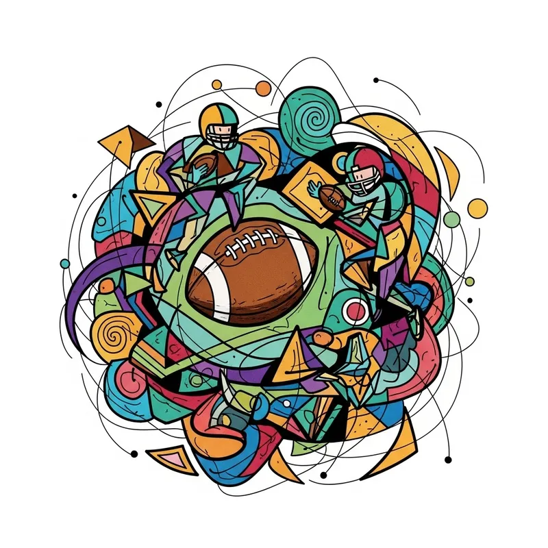 Abstract Interpretation of Football - Geometric Shapes & Lines