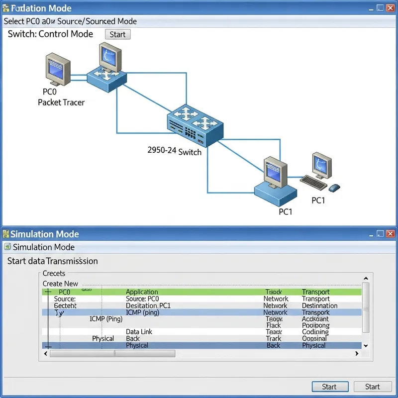 Packet Tracer Network Simulation Mode: Step-by-Step Guide