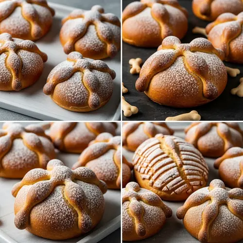 Traditional Pan de Muerto: Round, Oval, Individual and Family Sizes