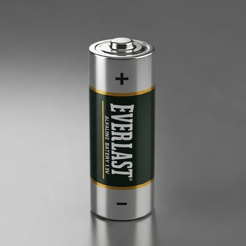 Cylindrical Battery - Positive Negative Markings