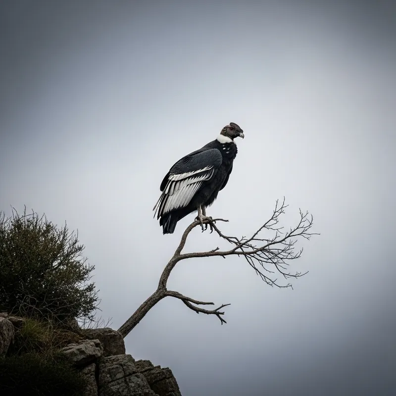 Impressive Condor Facing Adversity