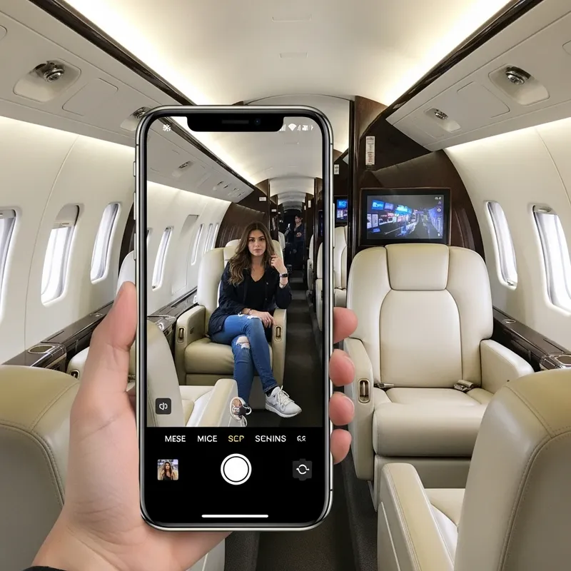 Luxurious Life Aboard a Private Jet