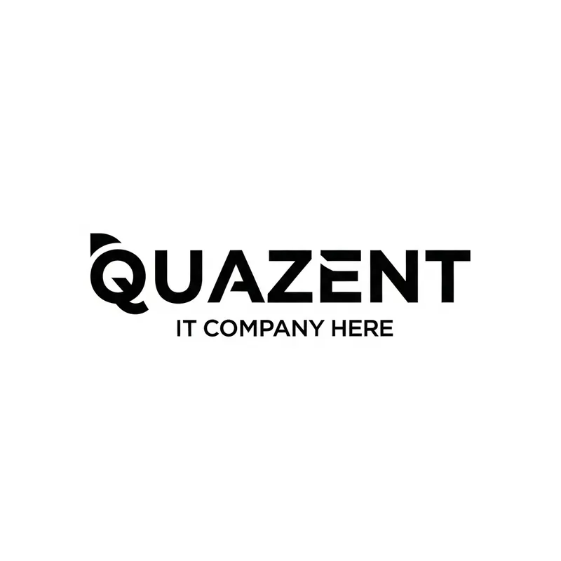 Sleek & Modern Logo Design for Quazent IT Company