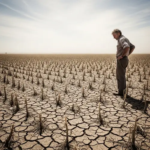 Severe Drought Effects on Farmland | Desolate Scene of Doom