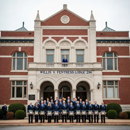 Willis V. Fentress Lodge 296: Radiant Camaraderie & Masonic Architecture