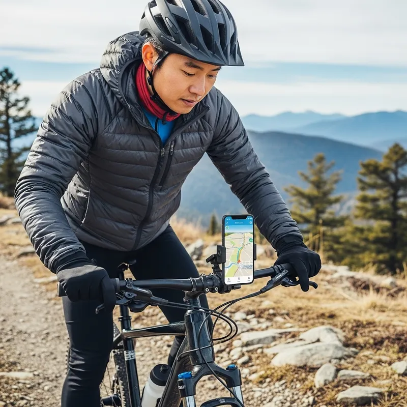 Mountain Biking with OsmAnd GPS Navigation on Mountains