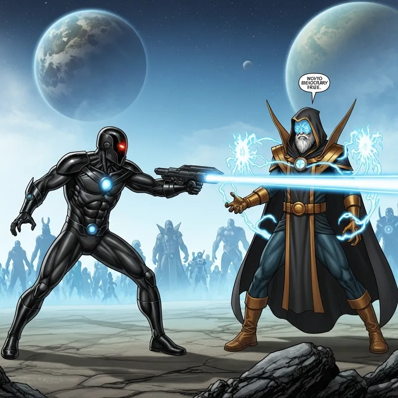 Don Matteo vs Darth Vader in Marvel Universe Battle