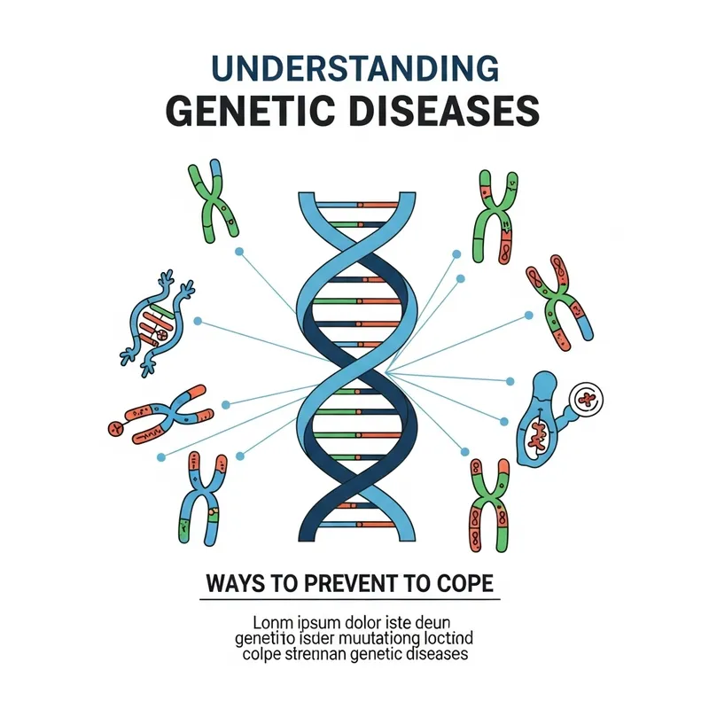 Genetic Diseases Poster: Understanding Prevention & Coping Strategies Genetic Diseases Poster: Understanding Prevention & Coping Strategies