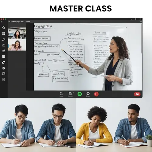 Online Master Class for Exam Preparation in English