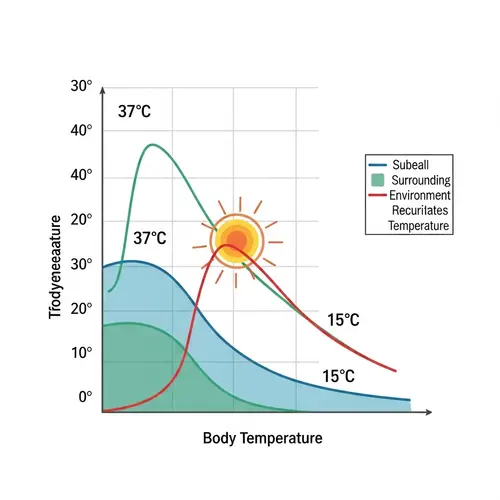 Human Body Temperature Variations in Response to Environment Changes