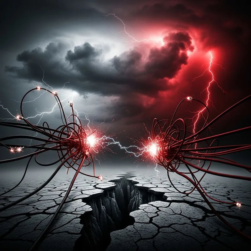 Political Tension - Dark and Edgy Imagery