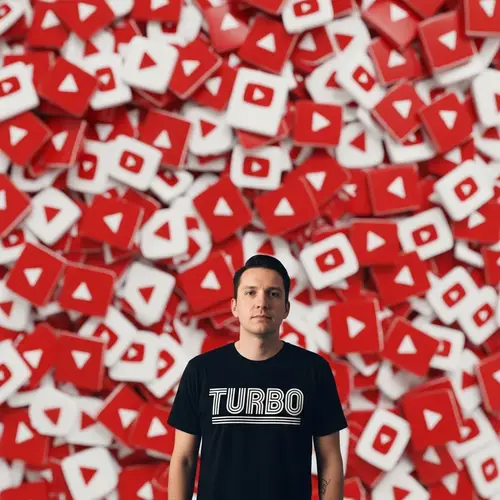 TURBO Shirt | YouTube Play Button Background