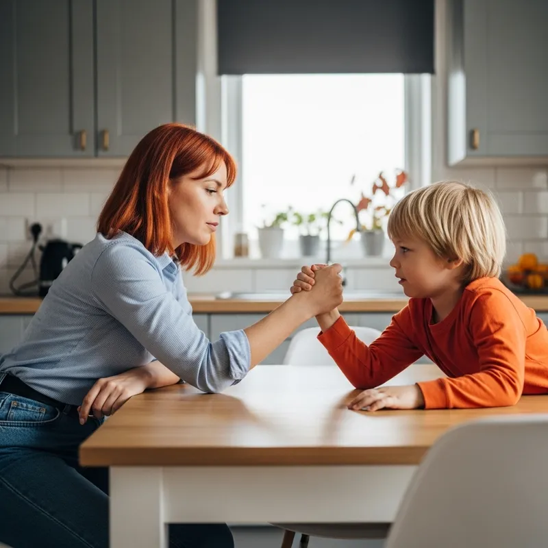 Kushina Uzumaki Arm Wrestling with Naruto: A Fun Moment Kushina Uzumaki Arm Wrestling with Naruto: A Fun Moment