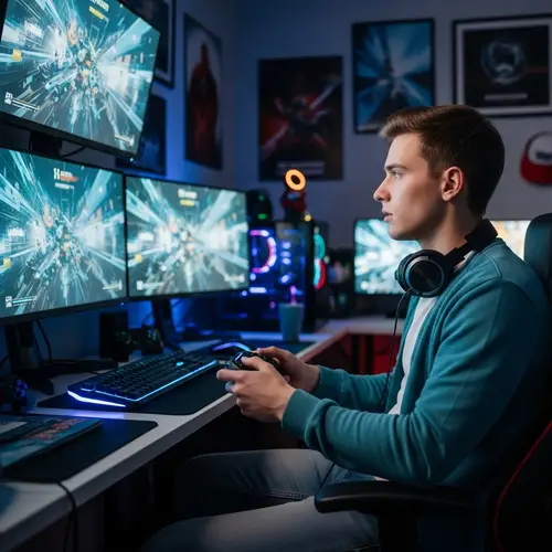 Intense Gaming Experience of an 18-Year-Old Gamer