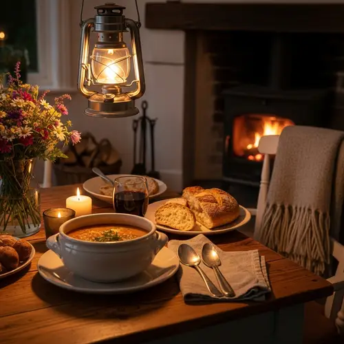 Cozy Homemade Soup and Bread | Warmth and Comfort