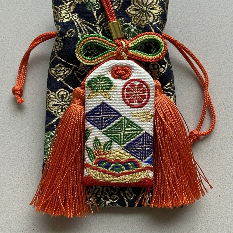 Japanese Omamori Talisman Design - Symbolic Artwork