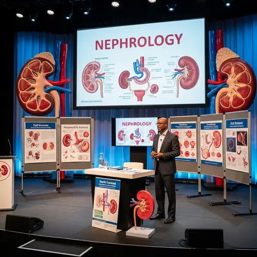 Nephrology Presentation Stage | Educational Talk Setup