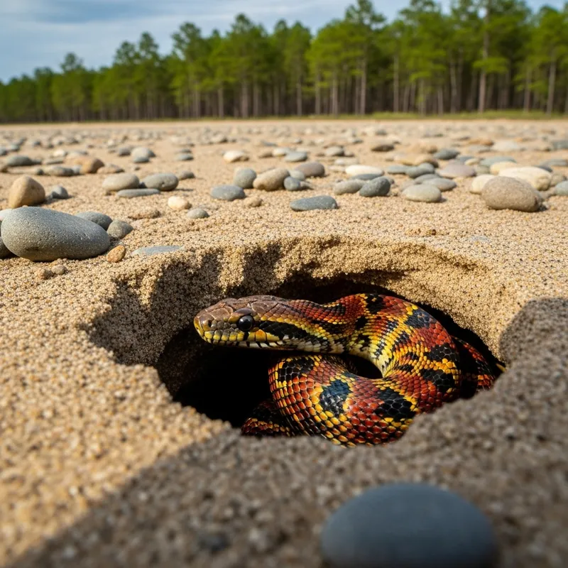 Snake in a Hole - Detailed View
