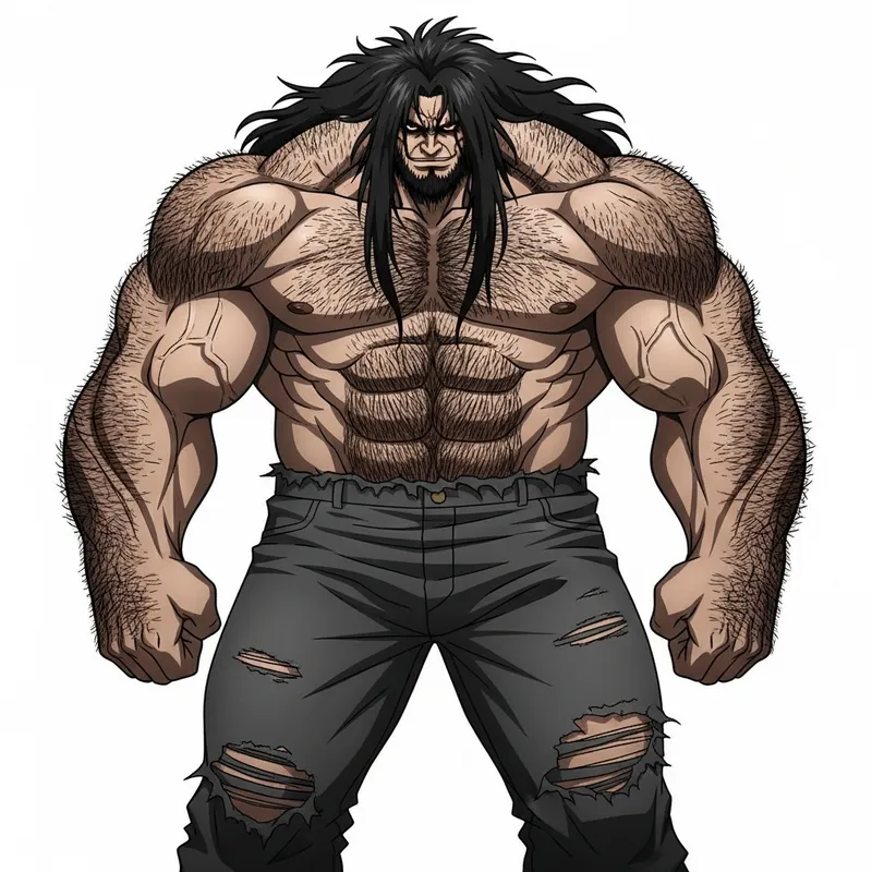 Massive Wild Beast: The Raw Strength and Intimidating Aura Massive Wild Beast: The Raw Strength and Intimidating Aura