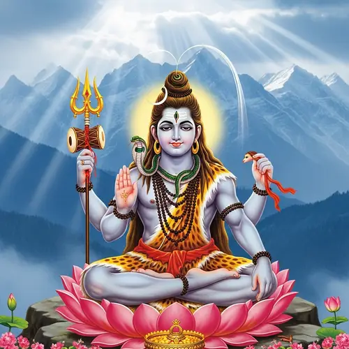 Lord Shiva: Serene Depiction of the Hindu Deity