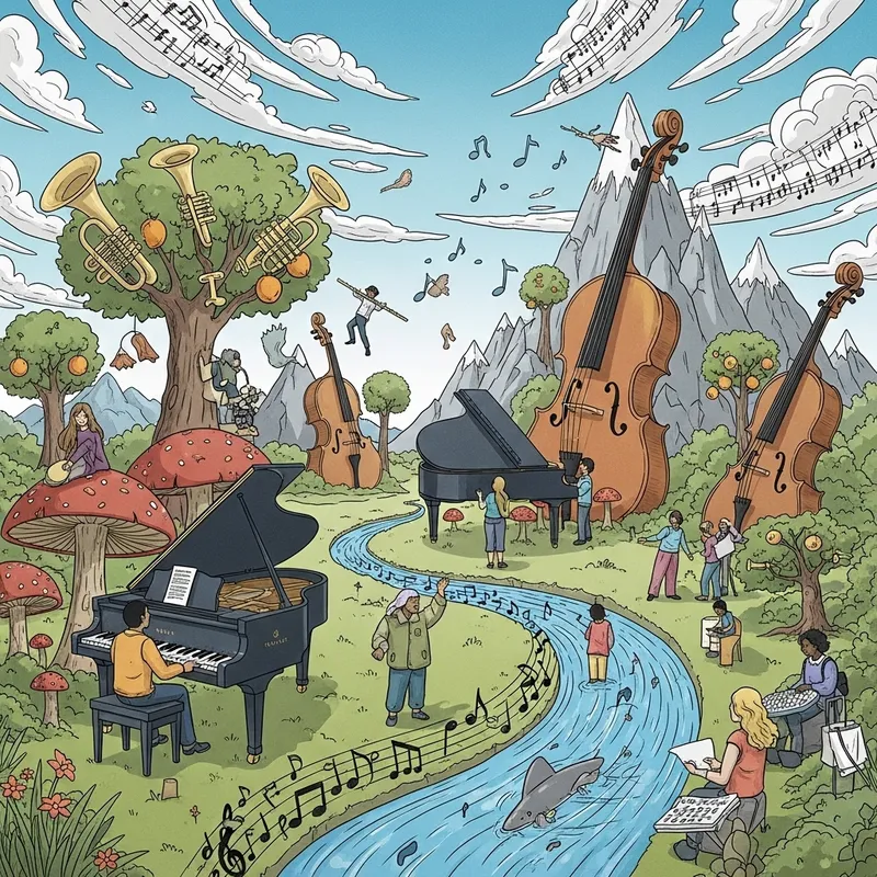 Explore the Magical Musik Wunderland - Musical Instruments Explore the Magical Musik Wunderland - Musical Instruments