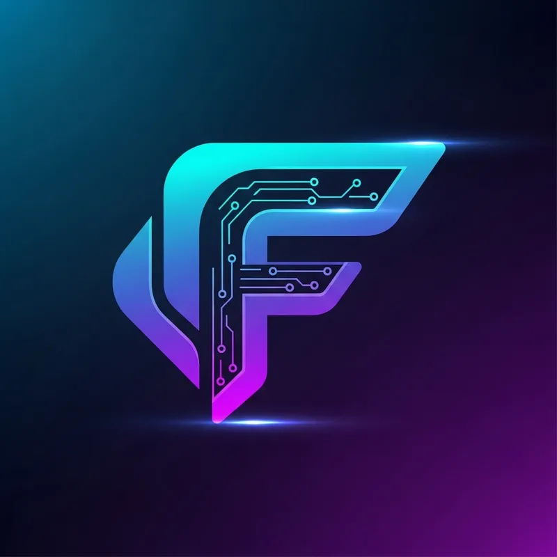 Creative Online Store Logo Design with 'F' Element