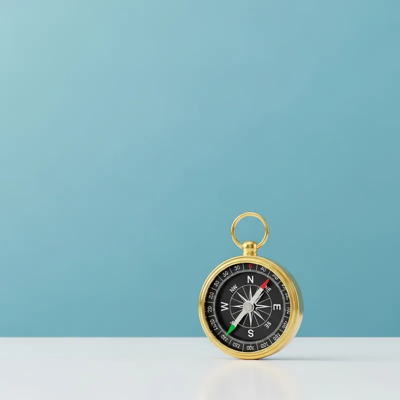 Golden Compass: Steady Leadership | Minimalist Guidance