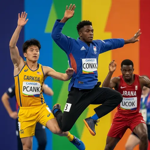Vibrant Olympic Games Action | High-Contrast Sports Photography