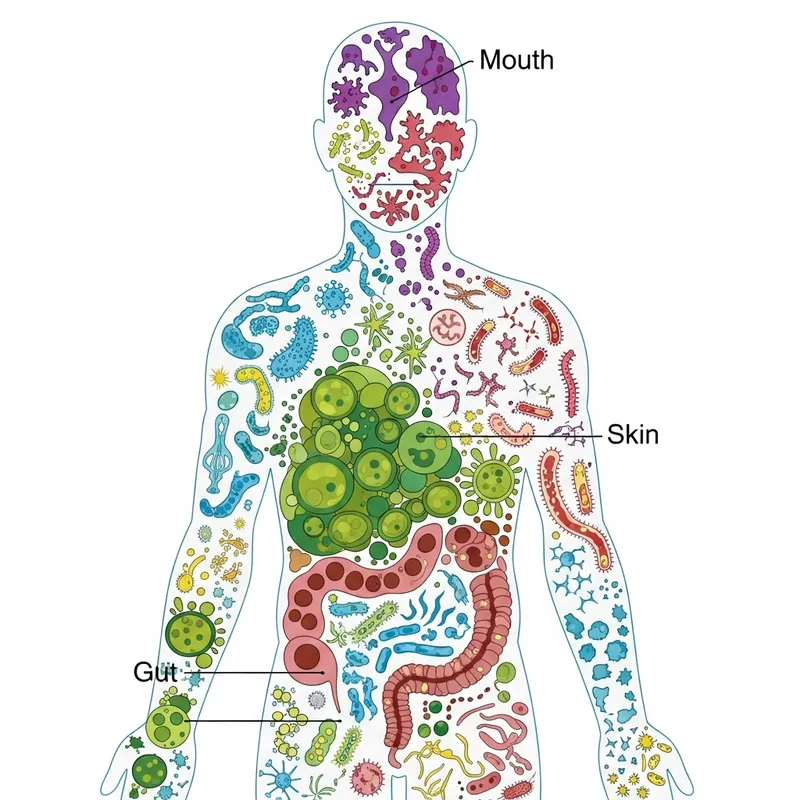 Visualizing the Human Microbiome Ecosystem - A Scientific Insight
