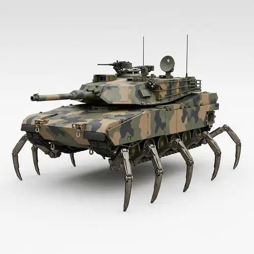 Spider Tank Design: Nature and Innovation Combined